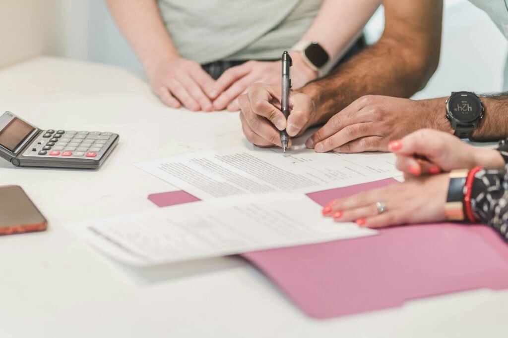 QuickDebt team consulting with a client